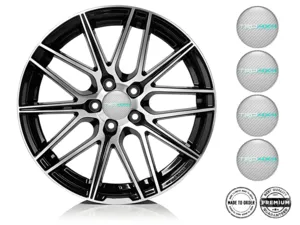 Toyota TRD Pegatina de Silicona Estilo Emblemas Bombados de Aro